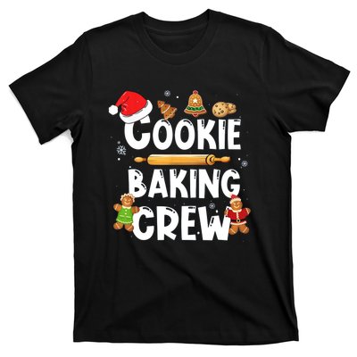 Christmas Cookie Baking Crew Funny Pajamas Family Xmas T-Shirt