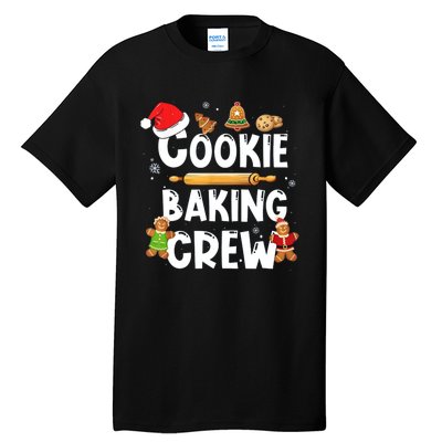 Christmas Cookie Baking Crew Funny Pajamas Family Xmas Tall T-Shirt