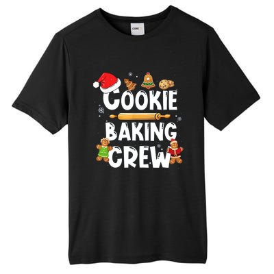 Christmas Cookie Baking Crew Funny Pajamas Family Xmas Tall Fusion ChromaSoft Performance T-Shirt