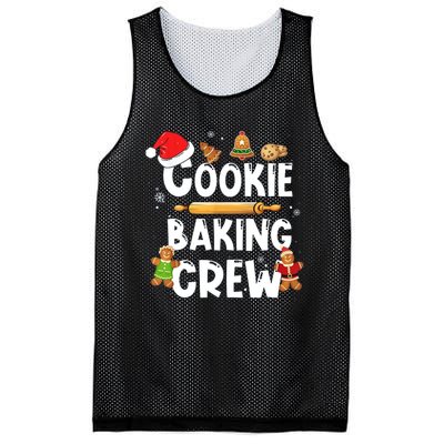 Christmas Cookie Baking Crew Funny Pajamas Family Xmas Mesh Reversible Basketball Jersey Tank