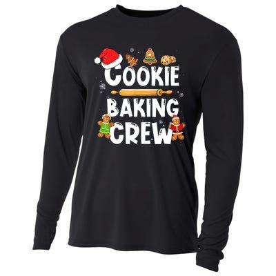 Christmas Cookie Baking Crew Funny Pajamas Family Xmas Cooling Performance Long Sleeve Crew