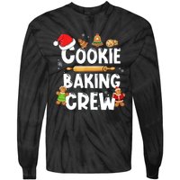 Christmas Cookie Baking Crew Funny Pajamas Family Xmas Tie-Dye Long Sleeve Shirt