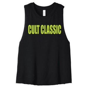 Cult Classic Brat Hyperpop Women's Racerback Cropped Tank