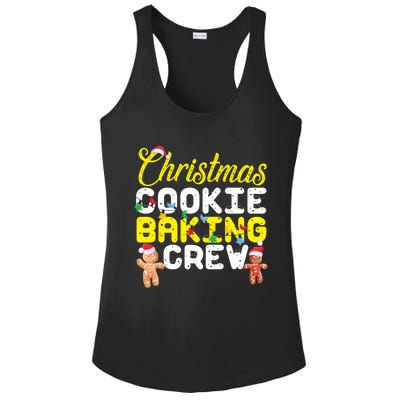 Christmas Cookie Baking Crew Gingerbread Gift Ladies PosiCharge Competitor Racerback Tank