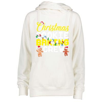 Christmas Cookie Baking Crew Gingerbread Gift Womens Funnel Neck Pullover Hood