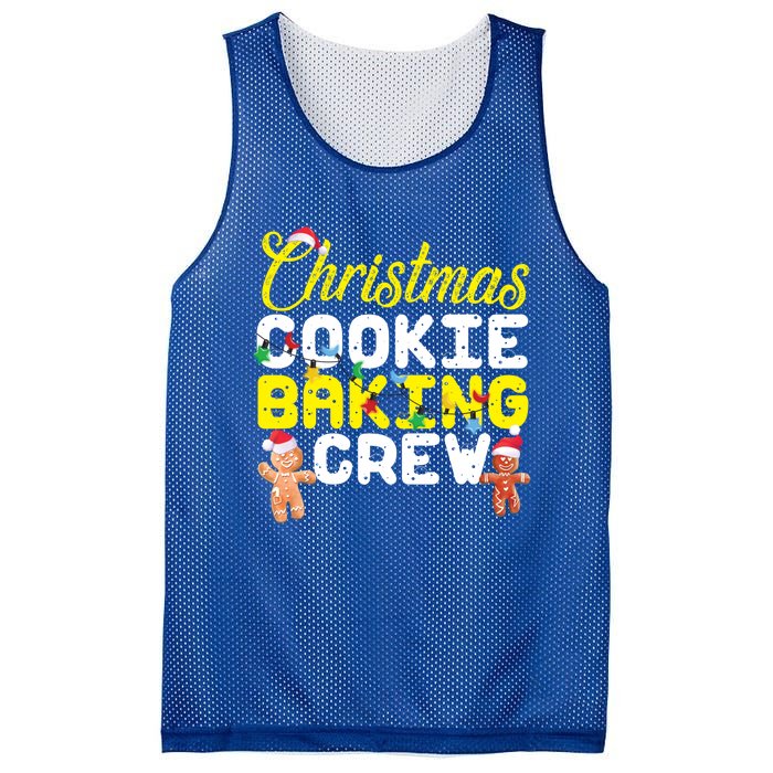 Christmas Cookie Baking Crew Gingerbread Gift Mesh Reversible Basketball Jersey Tank