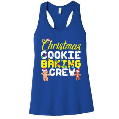 Christmas Cookie Baking Crew Gingerbread Gift Women's Racerback Tank