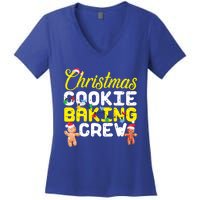 Christmas Cookie Baking Crew Gingerbread Gift Women's V-Neck T-Shirt