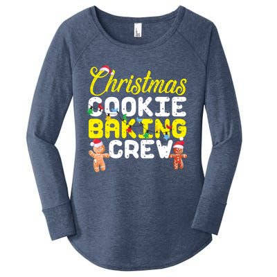 Christmas Cookie Baking Crew Gingerbread Gift Women's Perfect Tri Tunic Long Sleeve Shirt