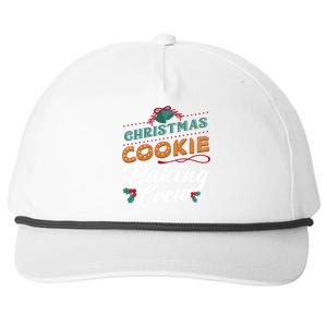 Christmas Cookie Baking Crew Gingerbread Team Santa Family Gift Snapback Five-Panel Rope Hat