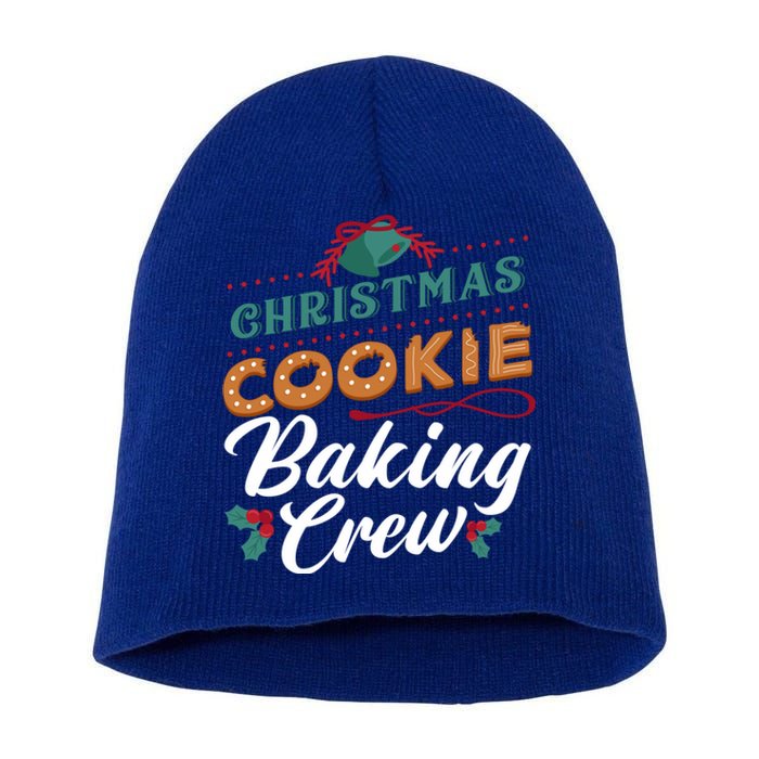 Christmas Cookie Baking Crew Gingerbread Team Santa Family Gift Short Acrylic Beanie