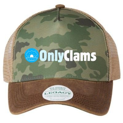 Clam Collector Beach Pun Humor Onlyclams Sea Fan Legacy Tie Dye Trucker Hat