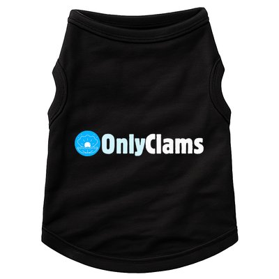 Clam Collector Beach Pun Humor Onlyclams Sea Fan Doggie Tank