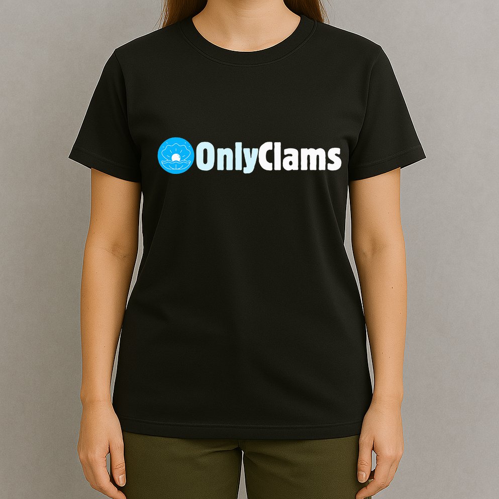 Clam Collector Beach Pun Humor Onlyclams Sea Fan T-Shirt