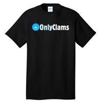 Clam Collector Beach Pun Humor Onlyclams Sea Fan Tall T-Shirt