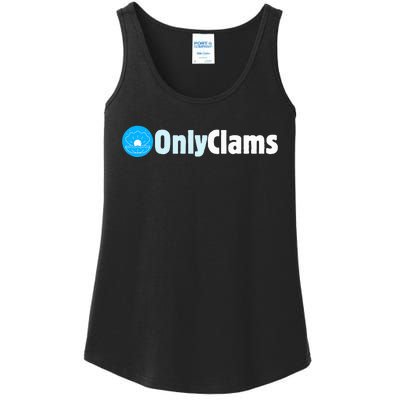 Clam Collector Beach Pun Humor Onlyclams Sea Fan Ladies Essential Tank