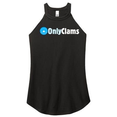 Clam Collector Beach Pun Humor Onlyclams Sea Fan Women's Perfect Tri Rocker Tank