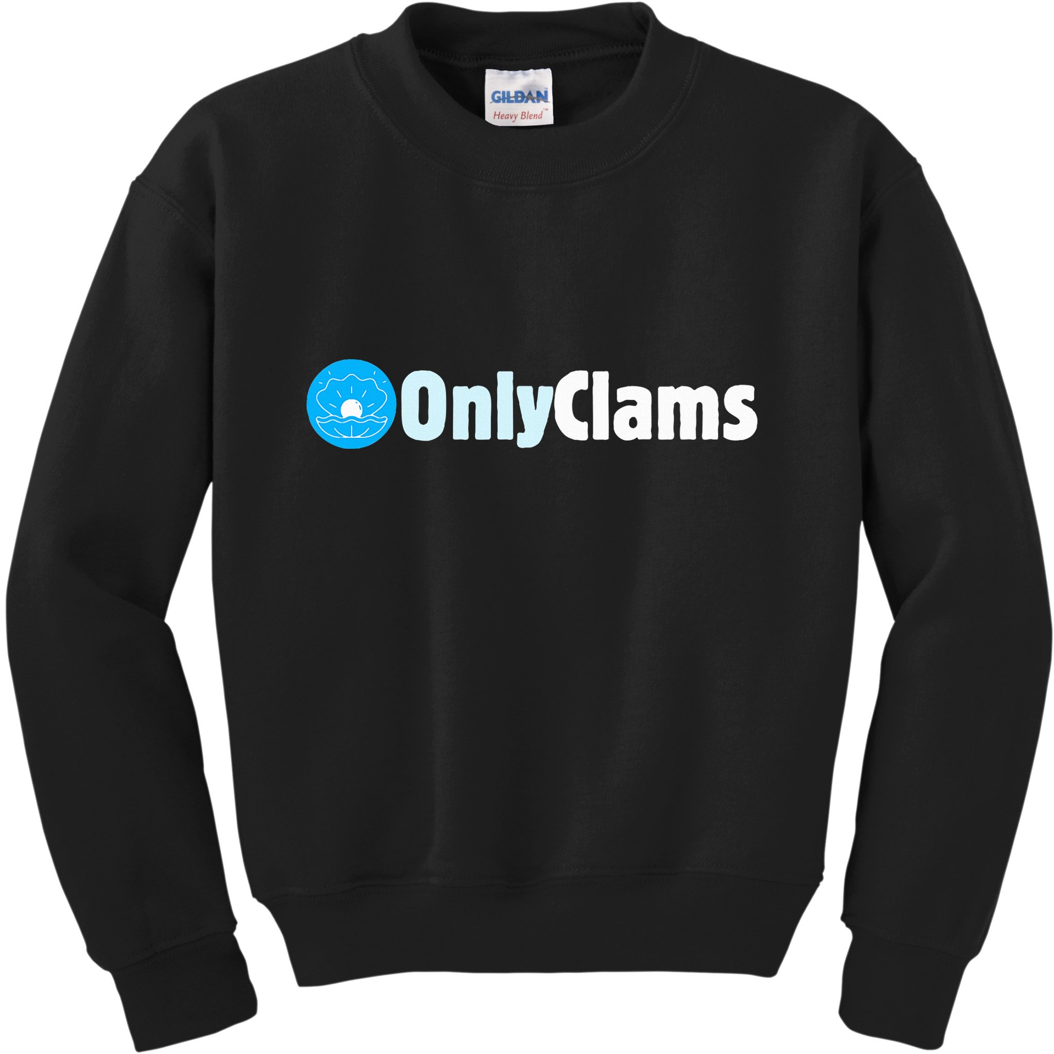 Clam Collector Beach Pun Humor Onlyclams Sea Fan Kids Sweatshirt