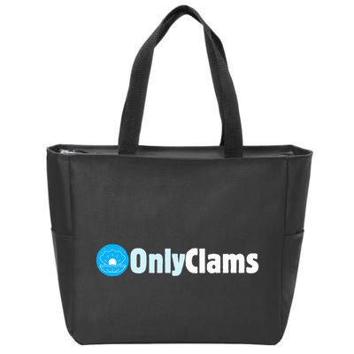 Clam Collector Beach Pun Humor Onlyclams Sea Fan Zip Tote Bag