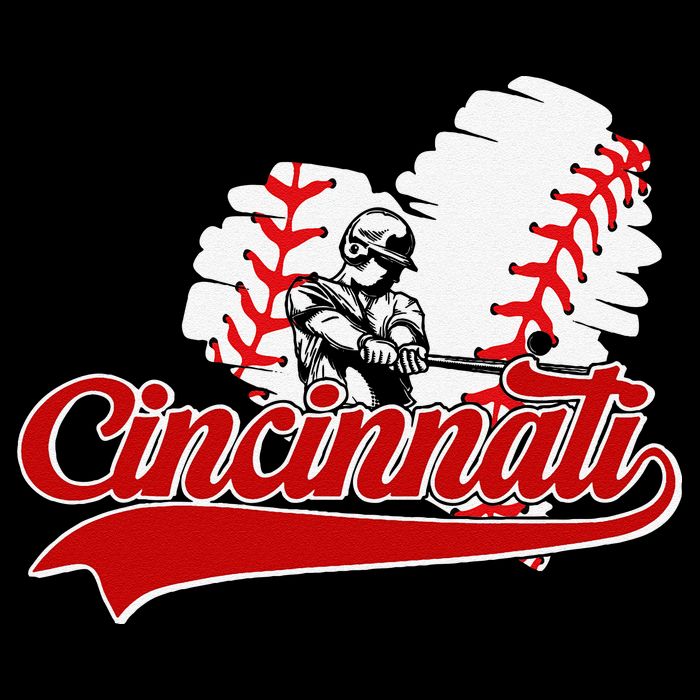 Cincinnati Cities Baseball Heart Baseball Fans Impact Tech Backpack