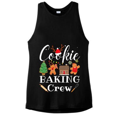 Christmas Cookie Baking Crew Family Baking Team Funny Cookie  Ladies PosiCharge Tri-Blend Wicking Tank
