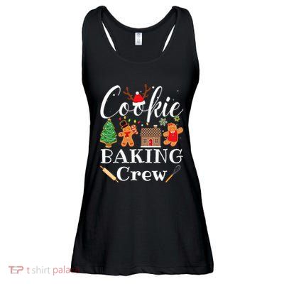 Christmas Cookie Baking Crew Family Baking Team Funny Cookie  Ladies Essential Flowy Tank