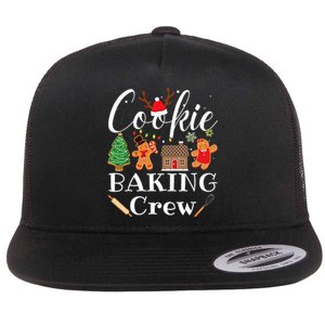 Christmas Cookie Baking Crew Family Baking Team Funny Cookie  Flat Bill Trucker Hat