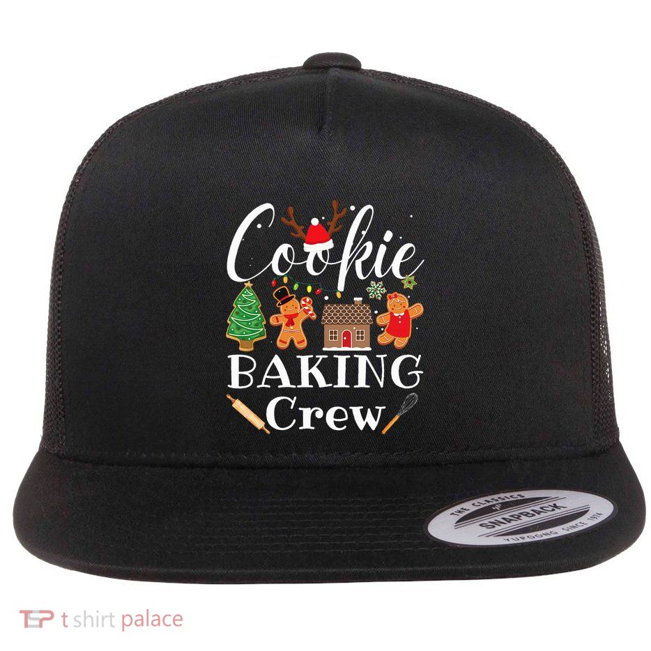 Christmas Cookie Baking Crew Family Baking Team Funny Cookie  Flatbill Hat