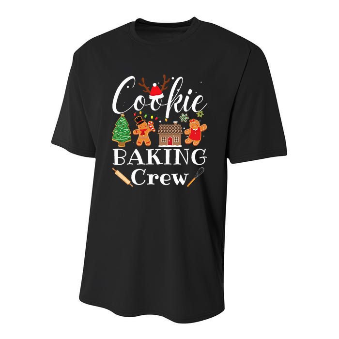 Christmas Cookie Baking Crew Family Baking Team Funny Cookie  Youth Performance Sprint T-Shirt