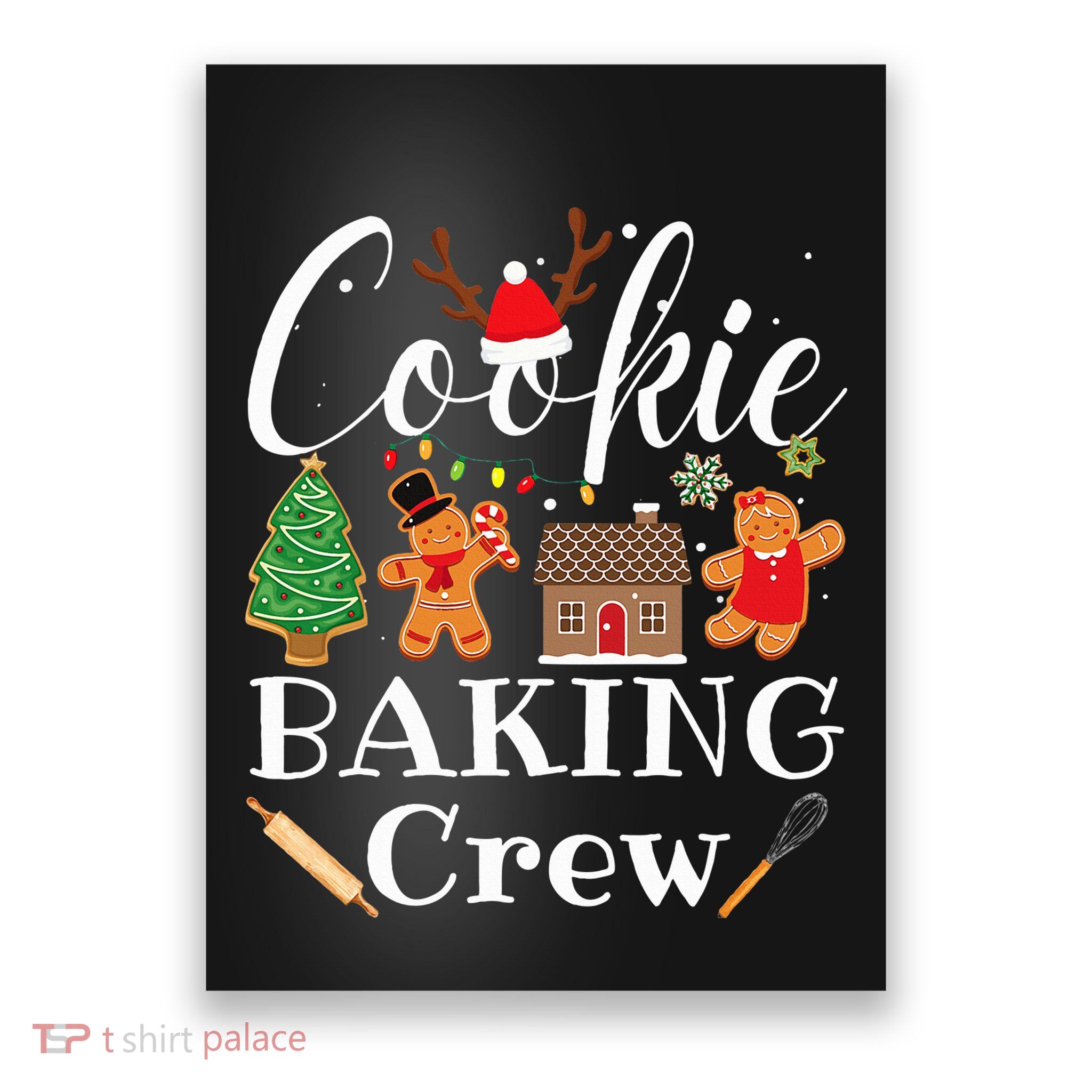 Christmas Cookie Baking Crew Family Baking Team Funny Cookie  Poster