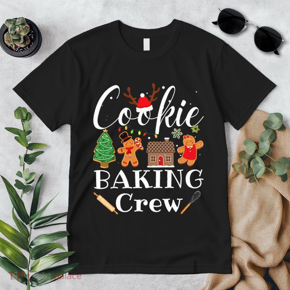 Christmas Cookie Baking Crew Family Baking Team Funny Cookie  Premium T-Shirt