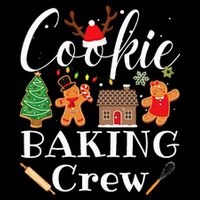 Christmas Cookie Baking Crew Family Baking Team Funny Cookie  Toddler Sweatshirt