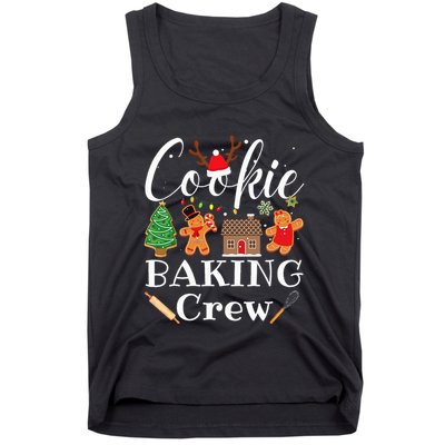 Christmas Cookie Baking Crew Family Baking Team Funny Cookie  Tank Top