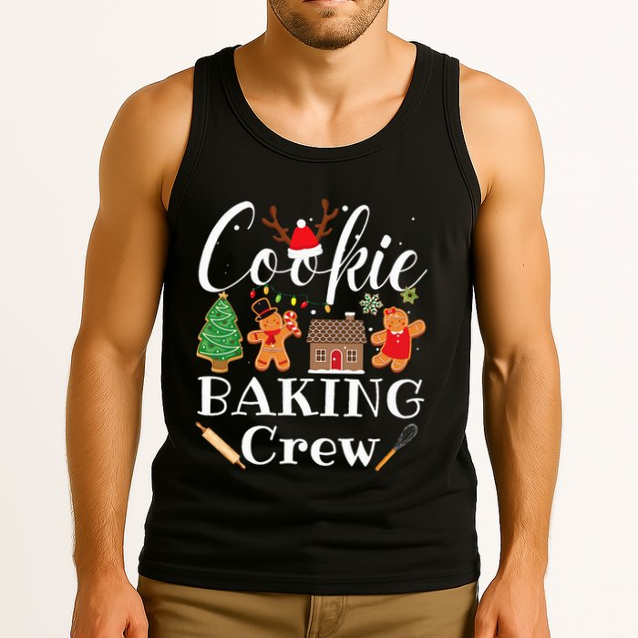Christmas Cookie Baking Crew Family Baking Team Funny Cookie  Tank Top