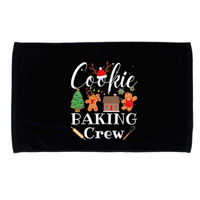 Christmas Cookie Baking Crew Family Baking Team Funny Cookie  Microfiber Hand Towel