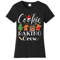 Christmas Cookie Baking Crew Family Baking Team Funny Cookie  Women's T-Shirt