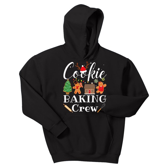 Christmas Cookie Baking Crew Family Baking Team Funny Cookie  Kids Hoodie