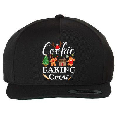 Christmas Cookie Baking Crew Family Baking Team Funny Cookie  Wool Snapback Cap
