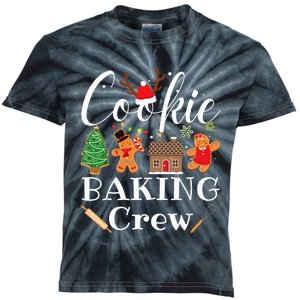 Christmas Cookie Baking Crew Family Baking Team Funny Cookie  Kids Tie-Dye T-Shirt