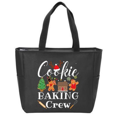 Christmas Cookie Baking Crew Family Baking Team Funny Cookie  Zip Tote Bag