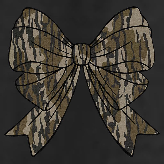 Camo Coquette Bow Duck Hunt Duck Hunting Women Gift 7 Panel Mesh Trucker Snapback Hat