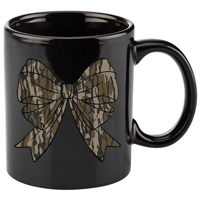 Camo Coquette Bow Duck Hunt Duck Hunting Women Gift 11oz C Handle Ceramic Mug