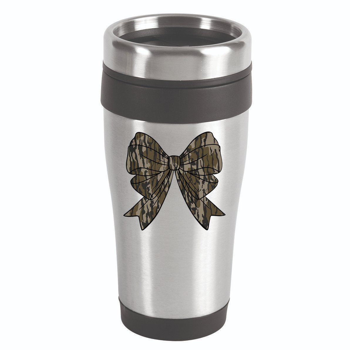 Camo Coquette Bow Duck Hunt Duck Hunting Women Gift 16oz Travel Tumbler