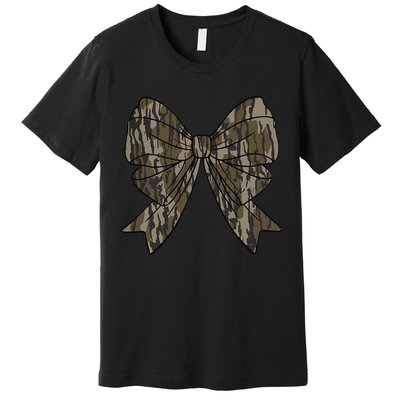 Camo Coquette Bow Duck Hunt Duck Hunting Women Gift Premium T-Shirt