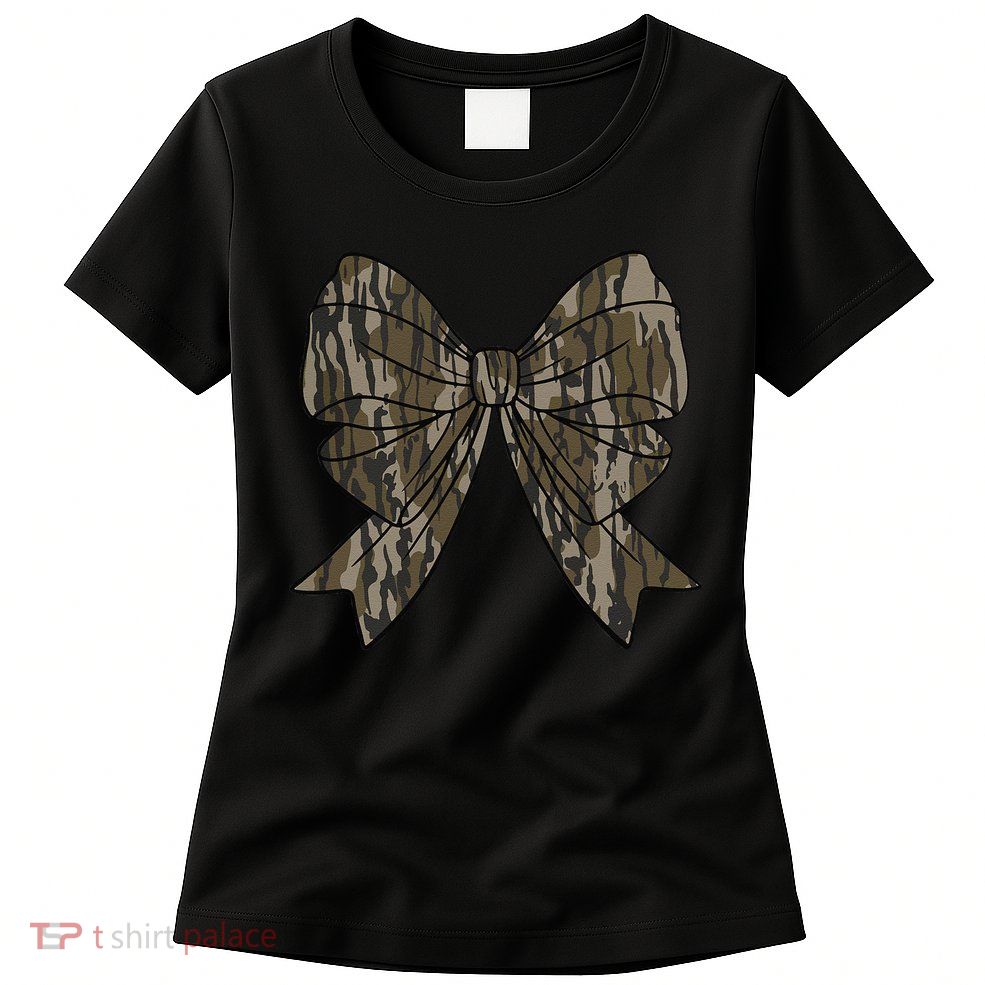Camo Coquette Bow Duck Hunt Duck Hunting Women Gift Womens T-Shirt