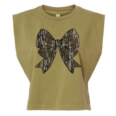 Camo Coquette Bow Duck Hunt Duck Hunting Women Gift Garment-Dyed Women's Muscle Tee