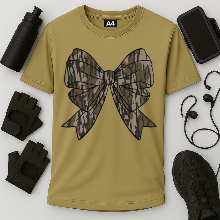 Camo Coquette Bow Duck Hunt Duck Hunting Women Gift Cooling Performance Crew T-Shirt