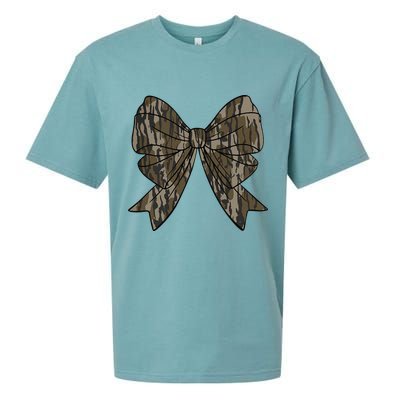 Camo Coquette Bow Duck Hunt Duck Hunting Women Gift Sueded Cloud Jersey T-Shirt