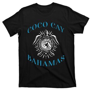 Coco Cay Bahamas Sea Turtle Surfing Vacation Souvenir T-Shirt