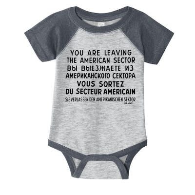 Checkpoint Charlie Berlin Infant Baby Jersey Bodysuit